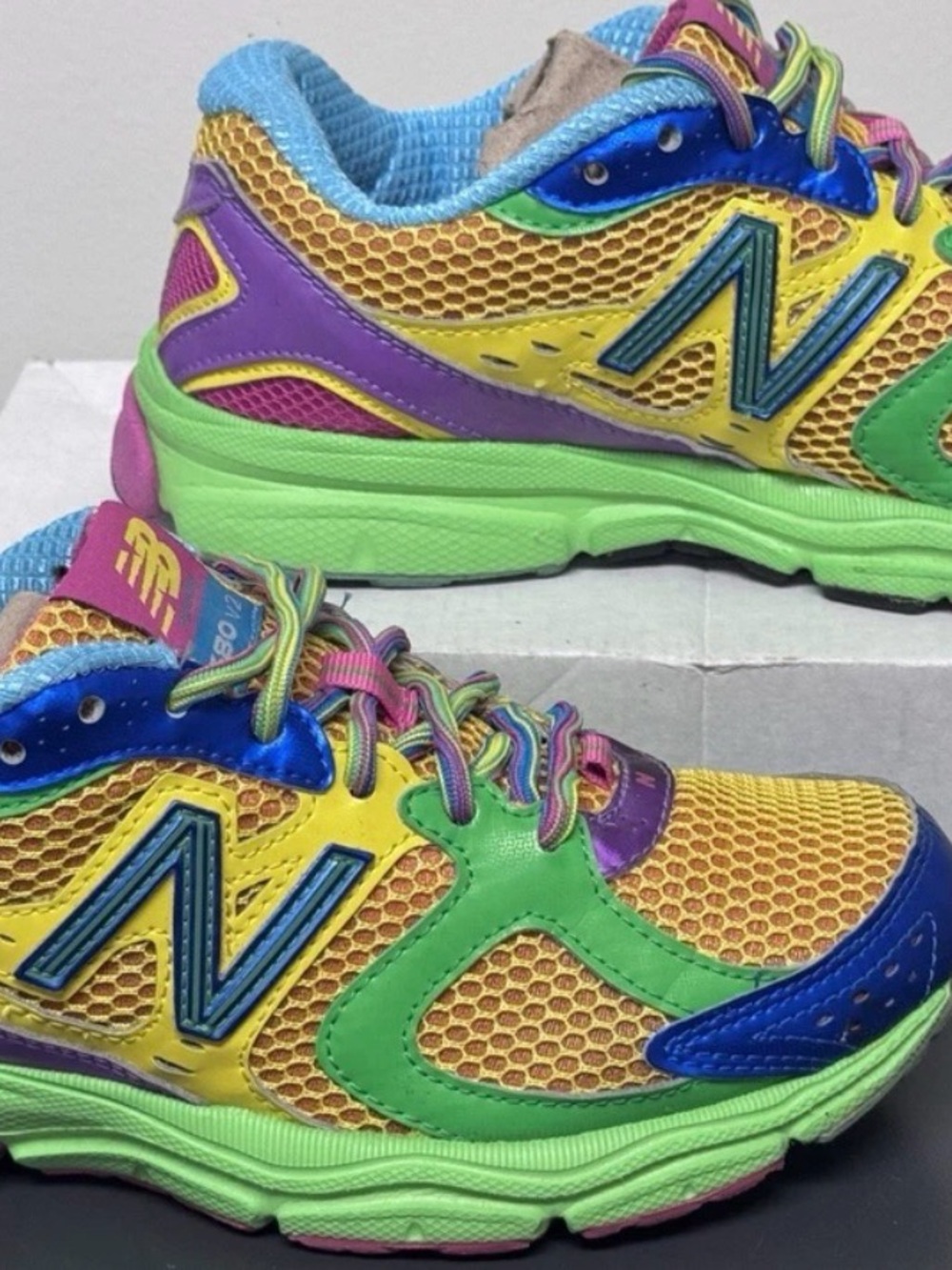 New Balance 580 Running Rainbow Sneakers